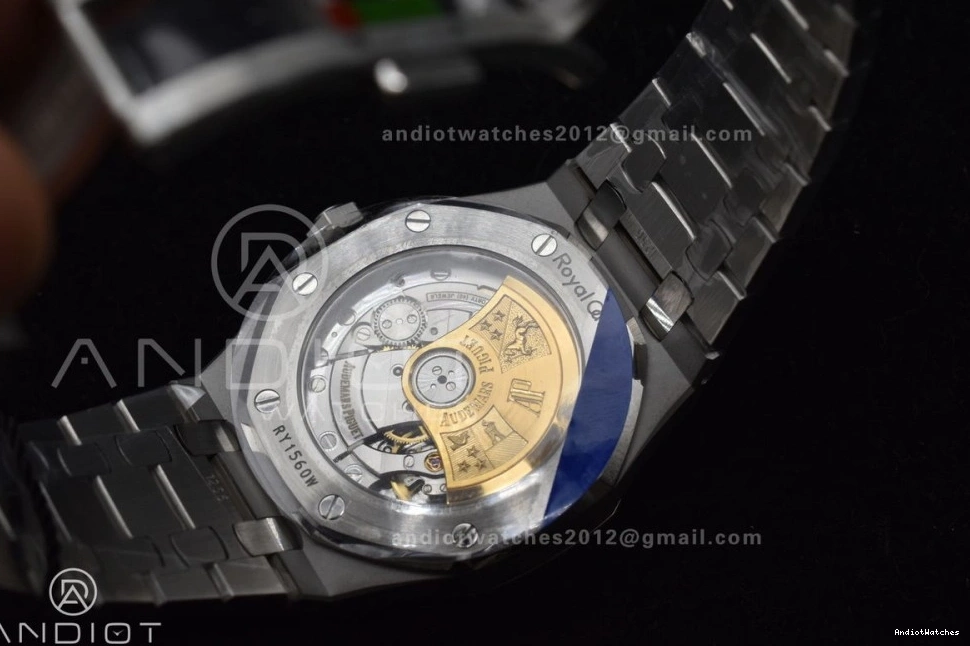Royal Oak Gray Edition 1030 on 37mm Super SS Textured SS Bracelet Best SA3120 1:1 ZF Clone Dial 15450 MultiPurpose 0524